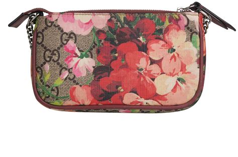 gucci blooms mini pochette|gucci mini canvas bag.